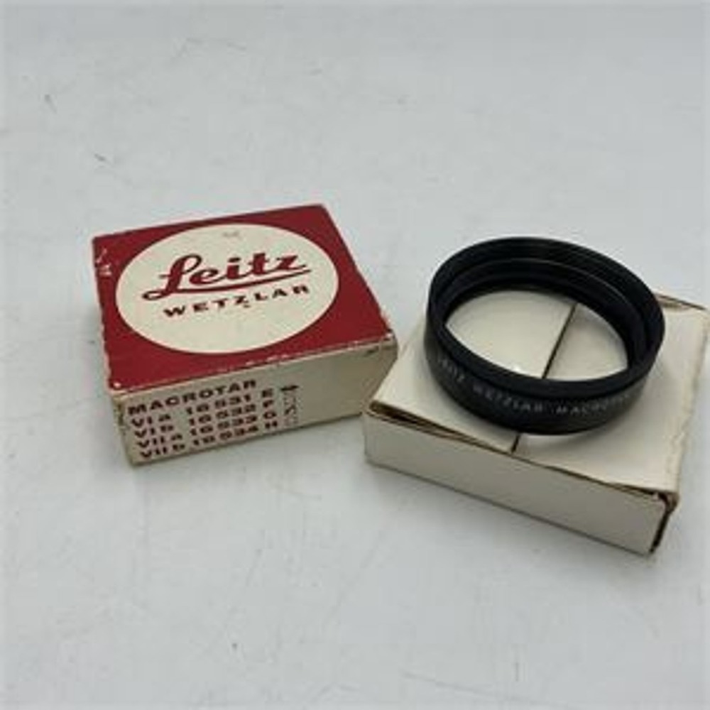 Leica Leitz Wetzlar Macrotar V1a Lens Vintage Macro Accessory 16531 E in Box